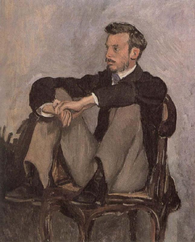 Frederic Bazille Portrait of Renoir Sweden oil painting art